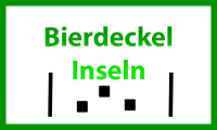 Bierdeckel Inseln