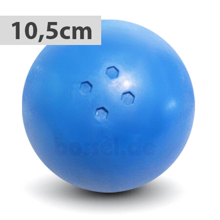 Boßelkugel gummi 10.5cm blau (Hobby)