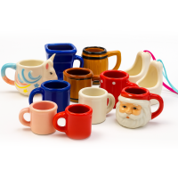 Witzige Keramikschnapläser für lustige Partys, Karneval, JGA