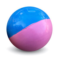 Boßelkugel gummi 10.5cm blau/pink (Hobby)