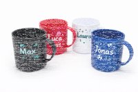 Personalisierte Partybecher mit Namen/Logo – Bunte...